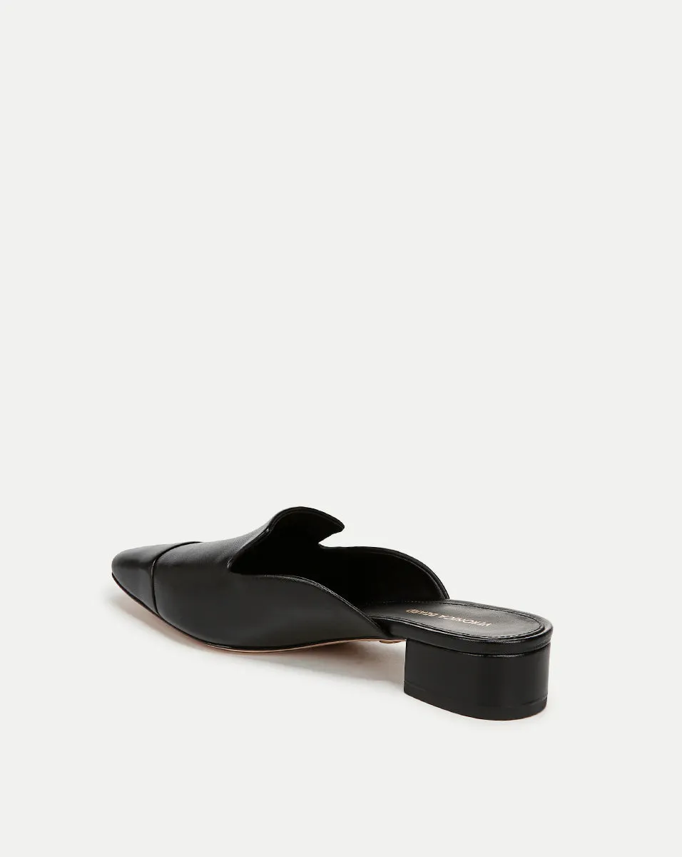 Cecile Leather Cap-Toe Mule sold by Veronica Beard product image thumbnail 4