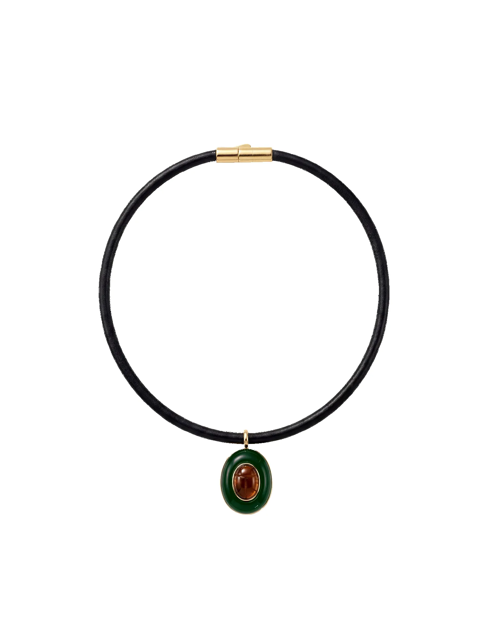 Tiger’s Eye Pendant Necklace sold by Veronica Beard product image thumbnail 3