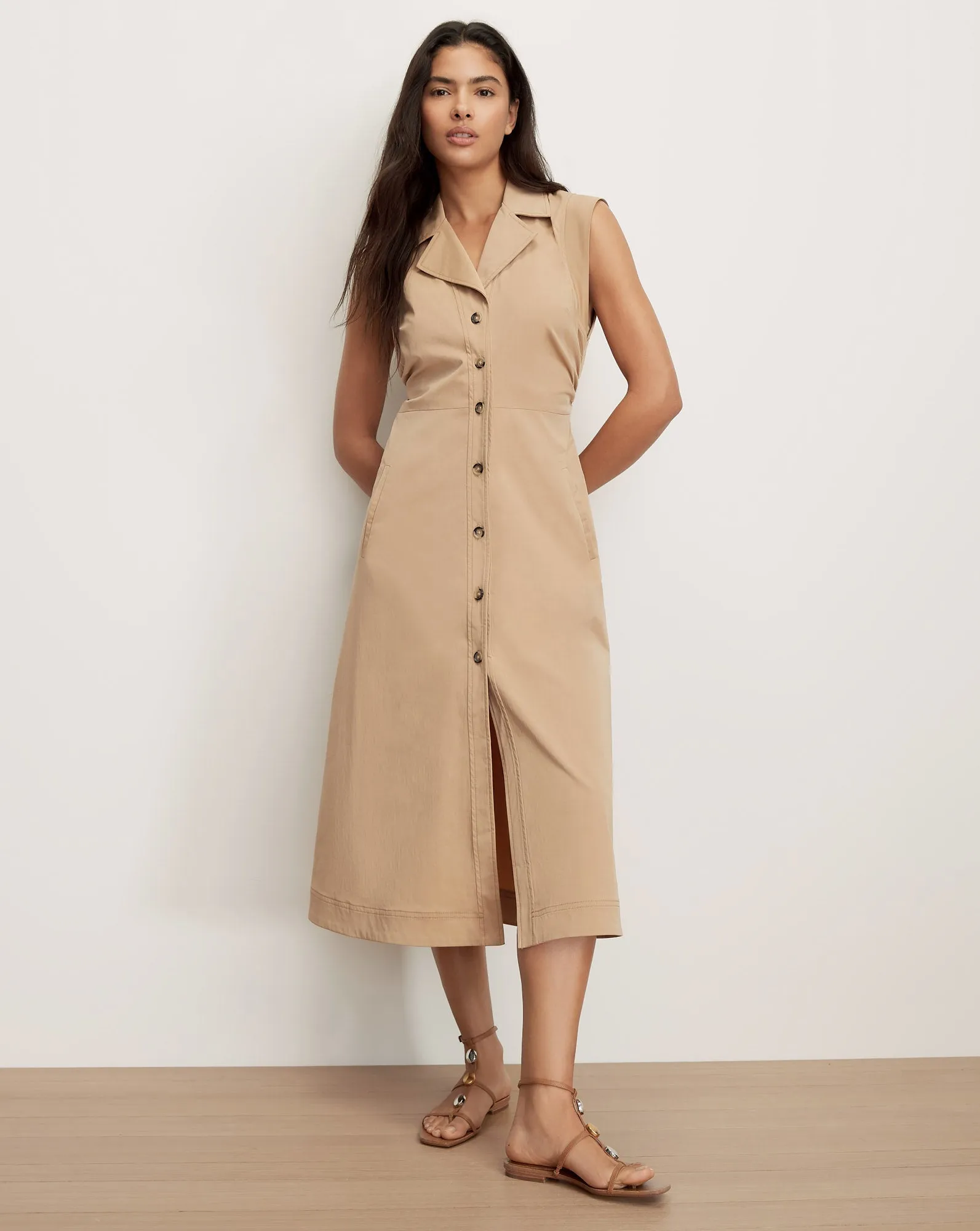 Orla Midi Shirtdress sold by Veronica Beard