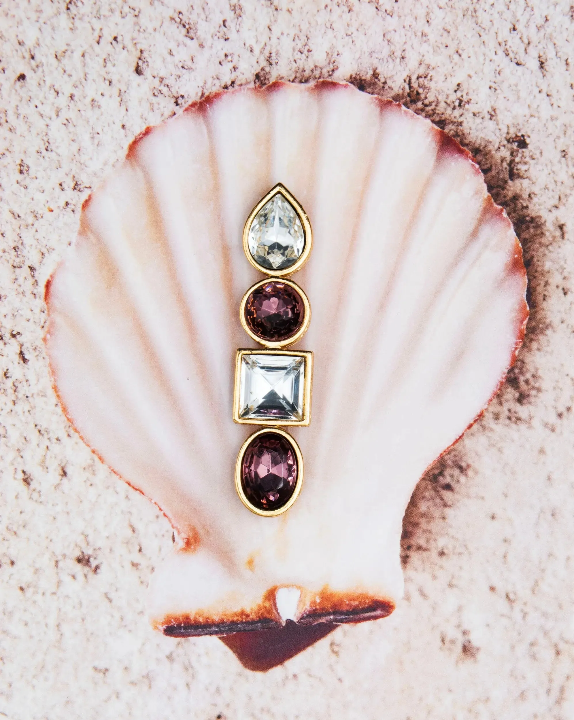 Vintage Crystal Brooch sold by Veronica Beard product image thumbnail 4