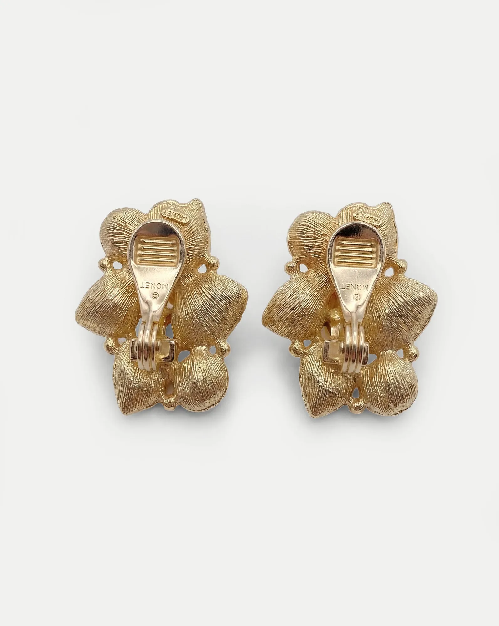 Vintage Crystal Clip On Earrings sold by Veronica Beard product image thumbnail 3