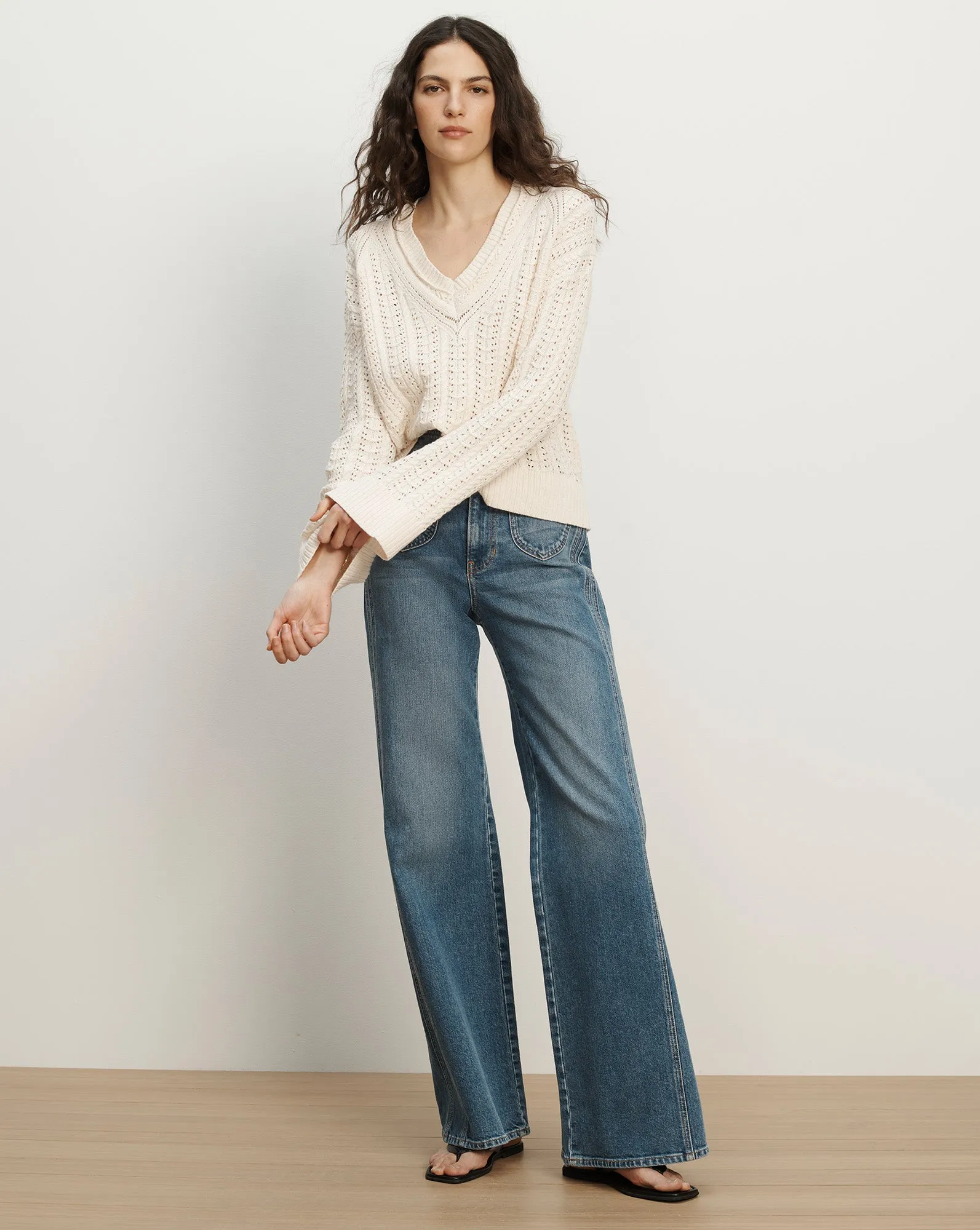 Deveraux Pointelle Sweater sold by Veronica Beard product image thumbnail 2