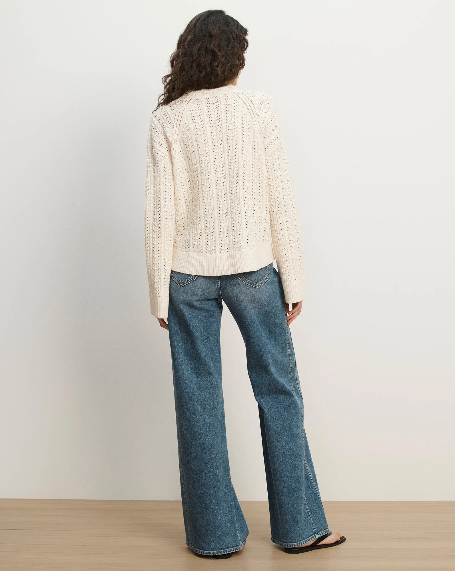 Deveraux Pointelle Sweater sold by Veronica Beard product image thumbnail 4