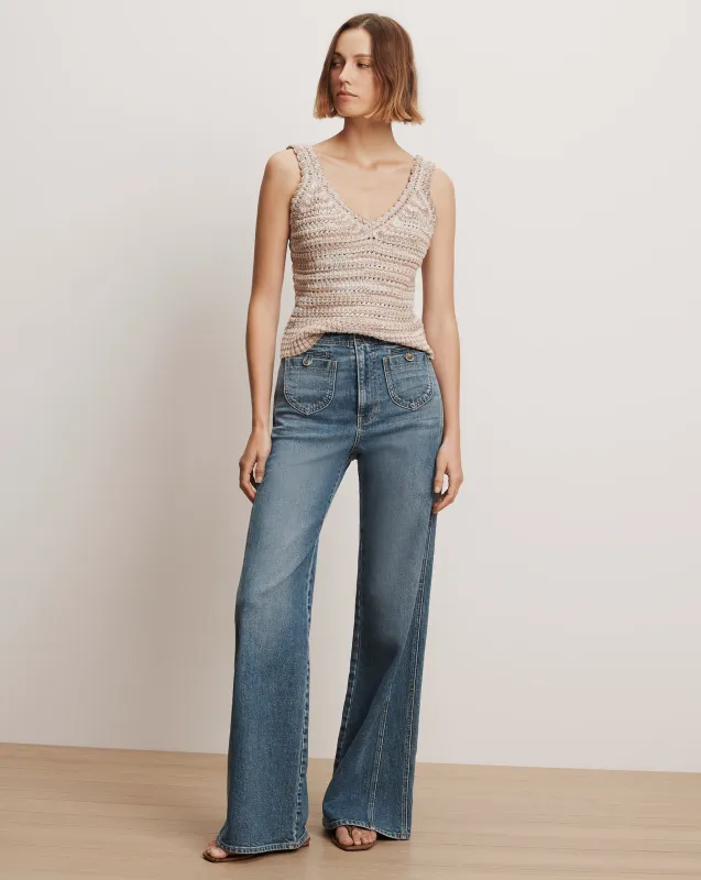 Taylor Godet Wide-Leg Jean made by Veronica Beard