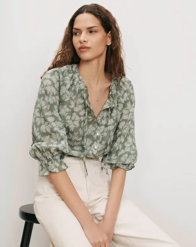 Williamsen Floral Blouse made by Veronica Beard