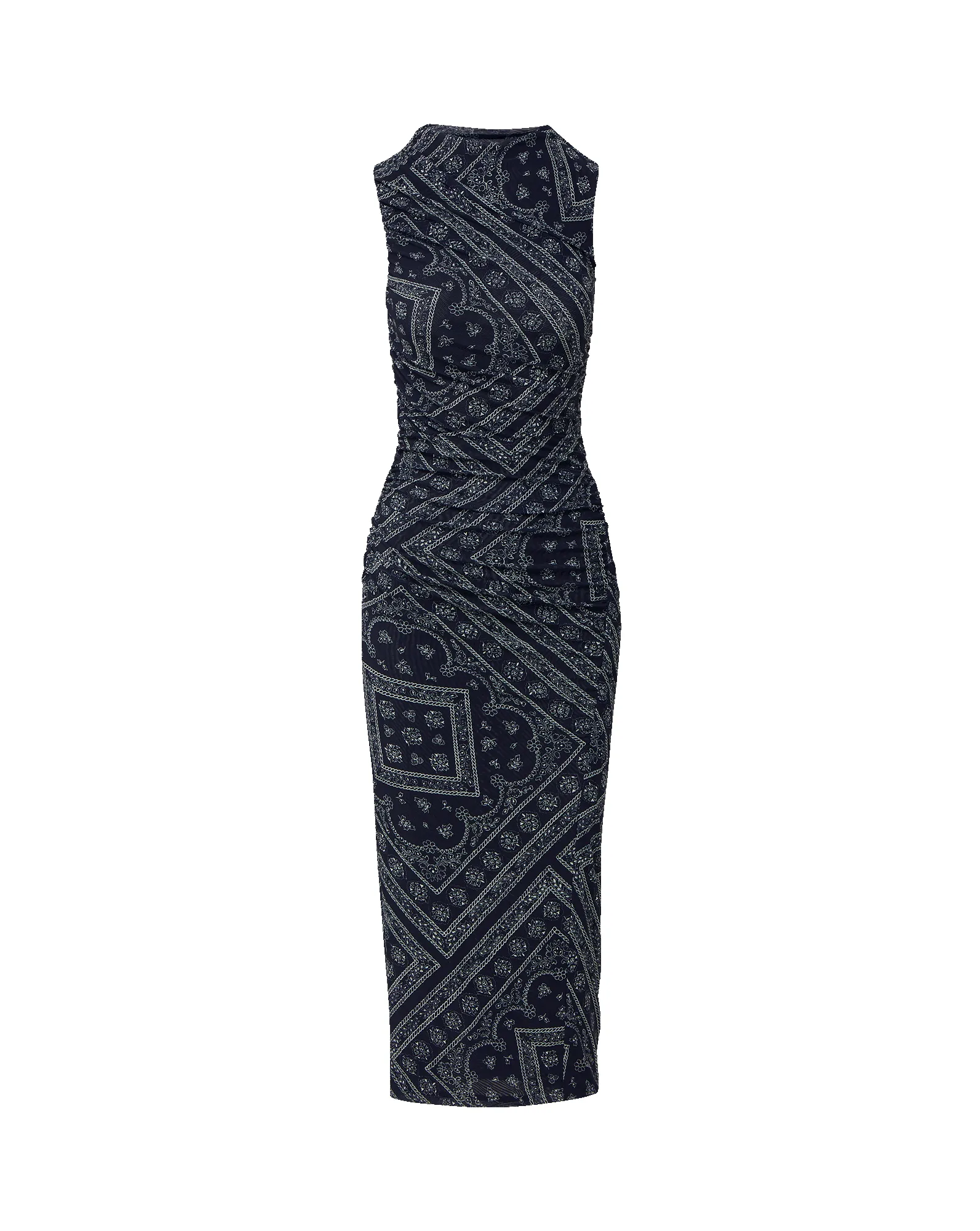 Sylviani Bandana Midi Dress sold by Veronica Beard product image thumbnail 5