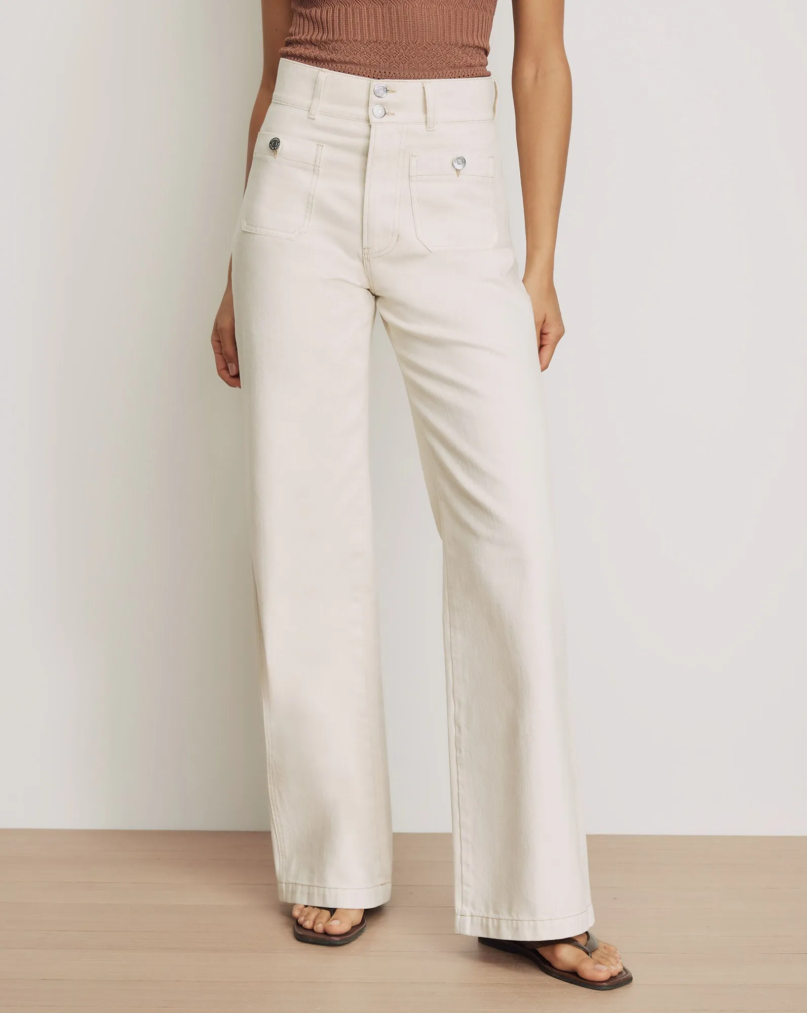 Taylor Patch-Pocket Wide-Leg Jean sold by Veronica Beard product image thumbnail 2