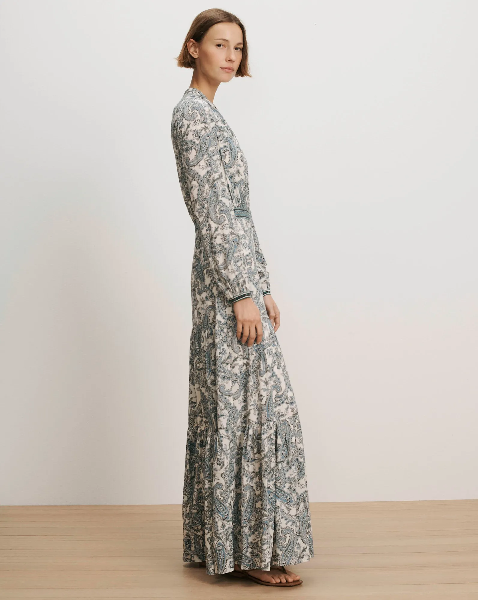 Sama Paisley Maxi Dress sold by Veronica Beard product image thumbnail 2