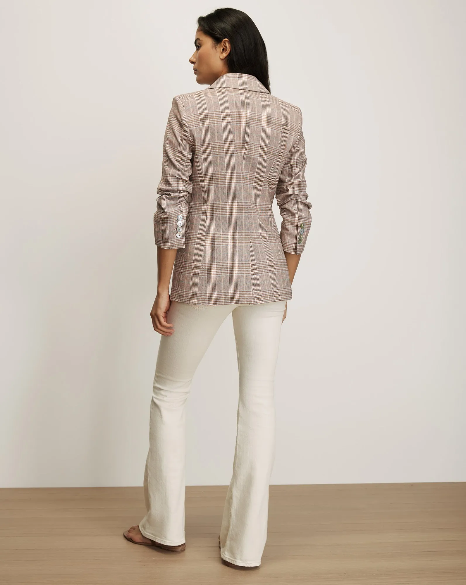 Clayton Plaid Dickey Jacket sold by Veronica Beard product image thumbnail 5