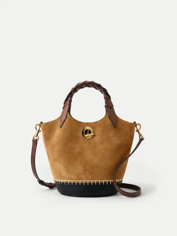 Suede Anchor Bag made by Veronica Beard