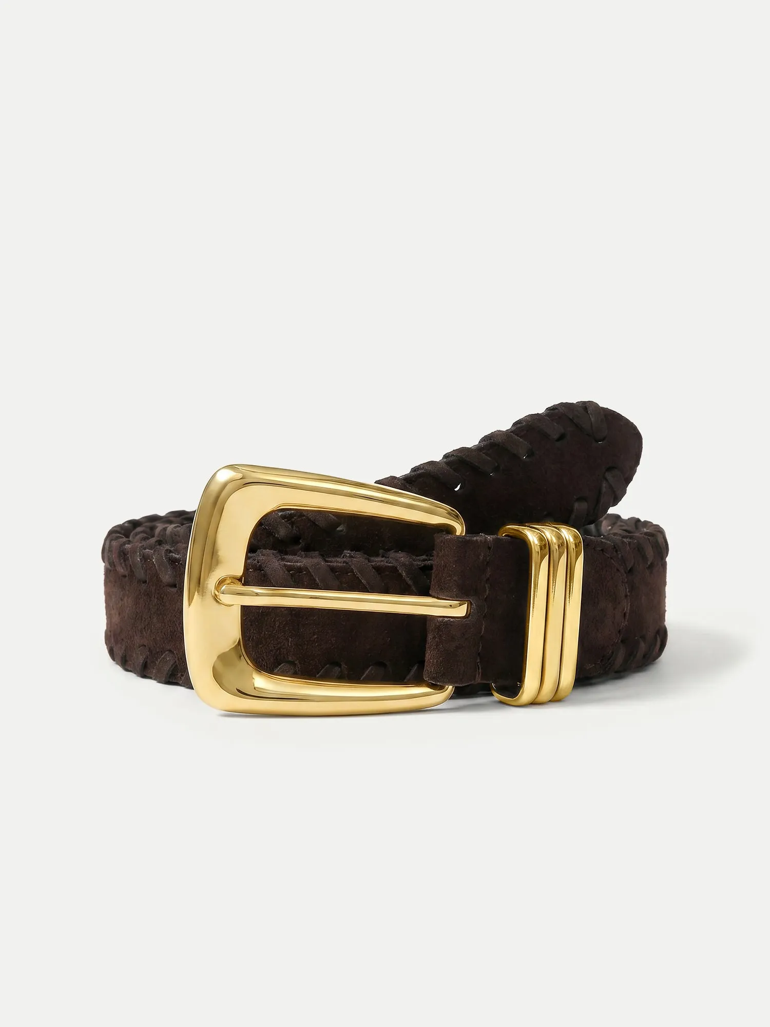 Arch Suede Whipstitch Belt sold by Veronica Beard product image thumbnail 3