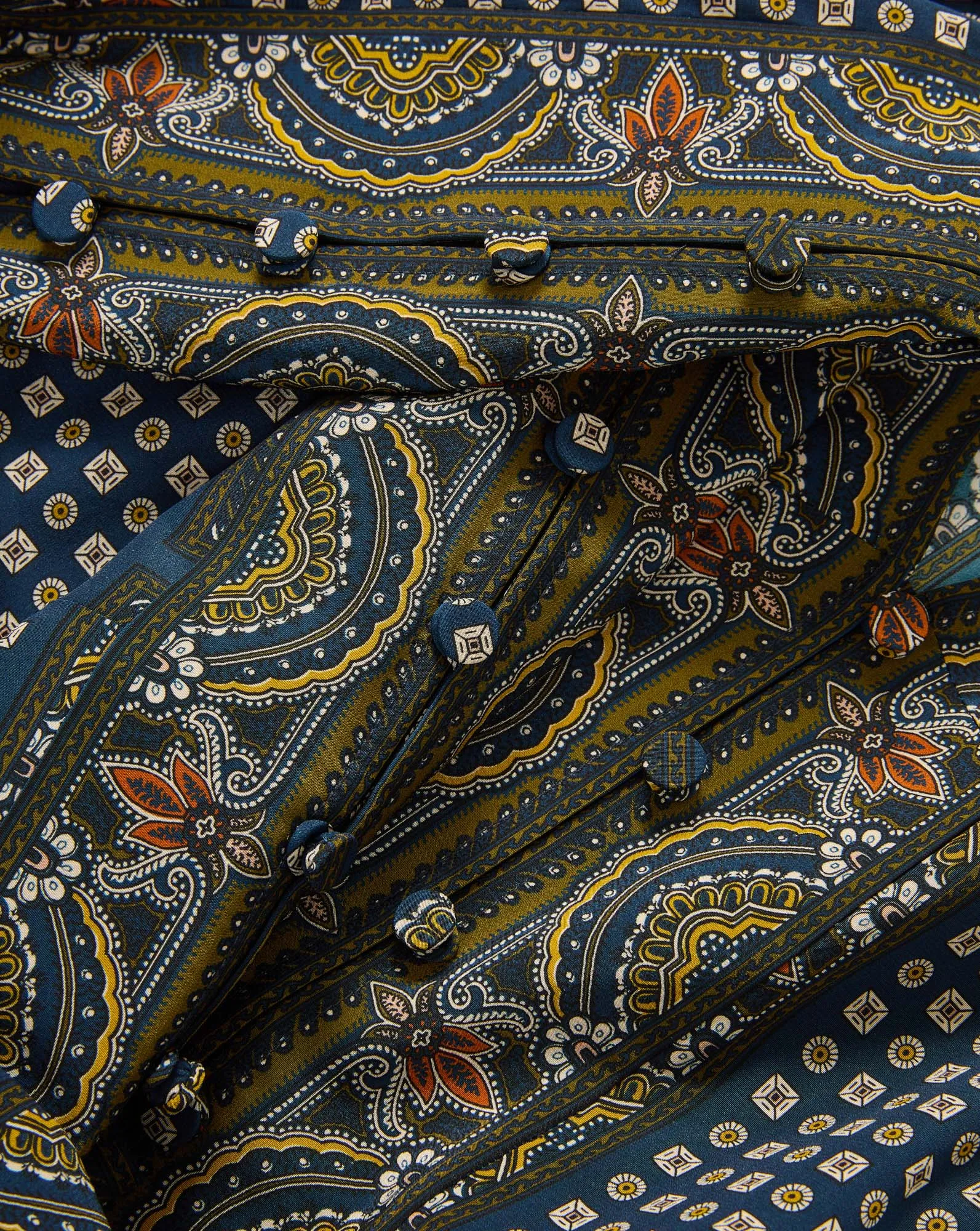 Skye Scarf-Print Midi Dress sold by Veronica Beard product image thumbnail 3
