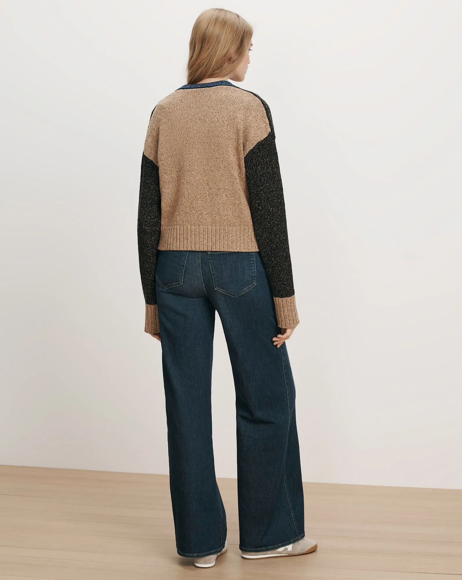 Josiane Color-Block Cardigan sold by Veronica Beard product image thumbnail 3