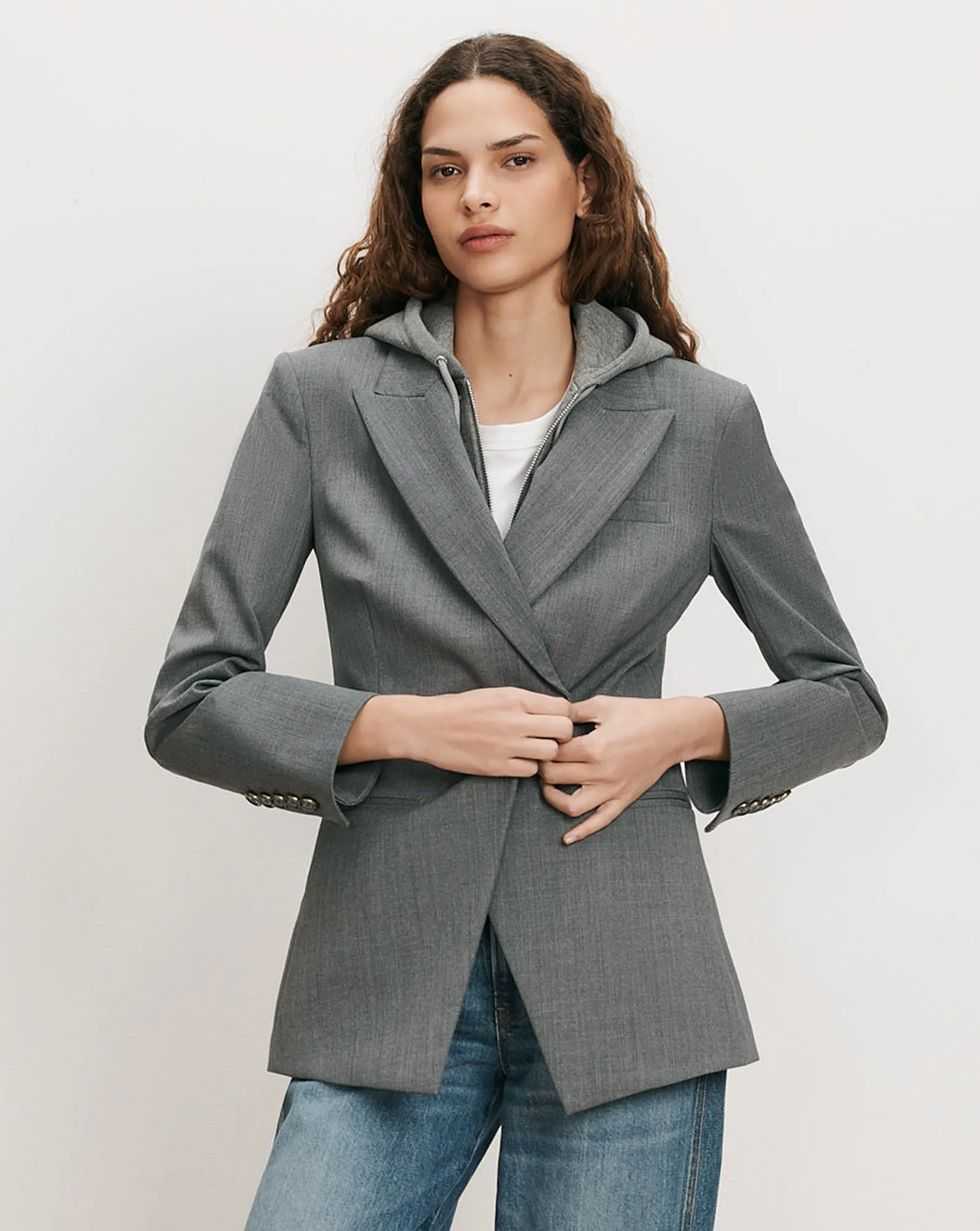 Falco Wool Dickey Jacket sold by Veronica Beard product image thumbnail 3