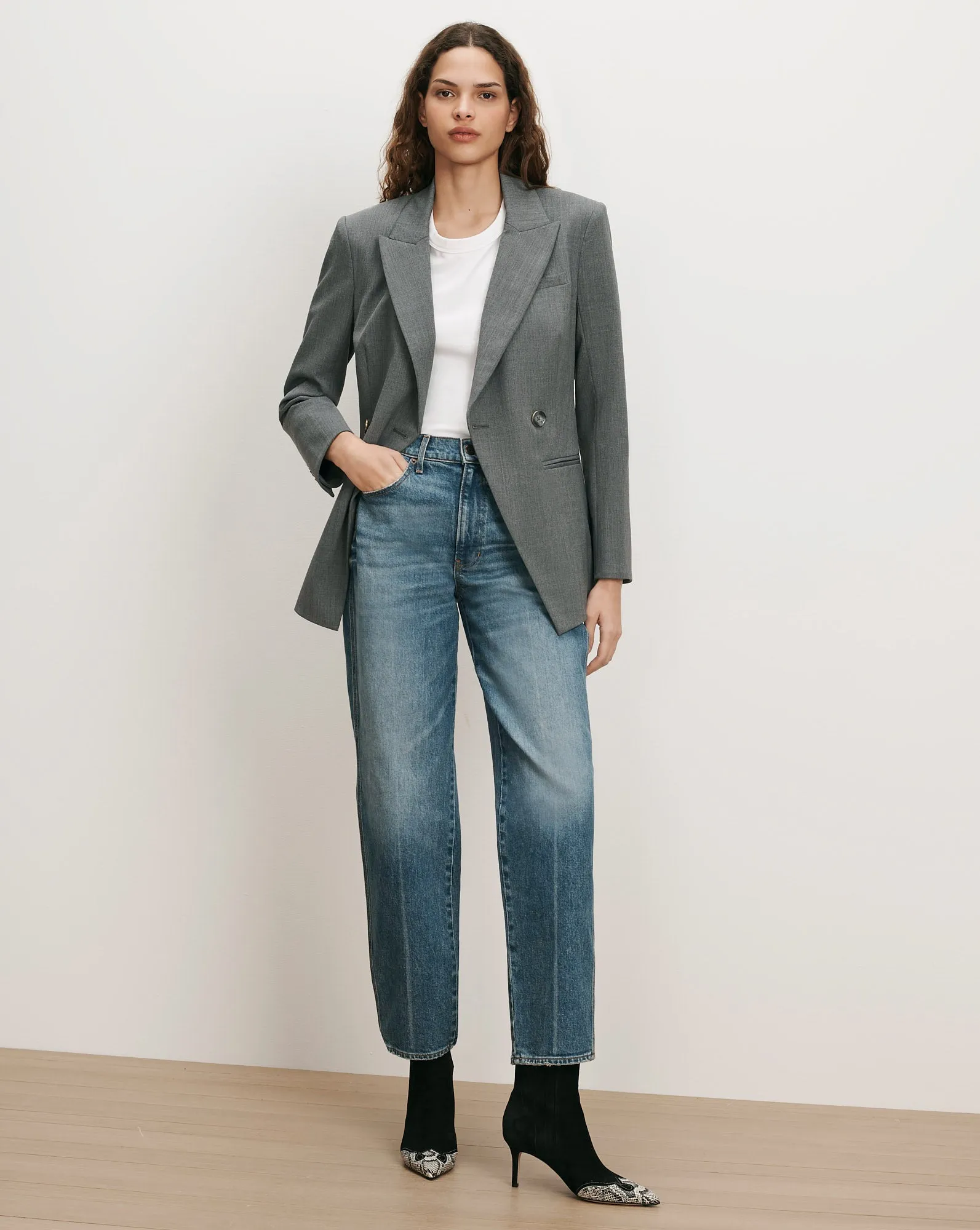 Falco Wool Dickey Jacket sold by Veronica Beard product image thumbnail 2