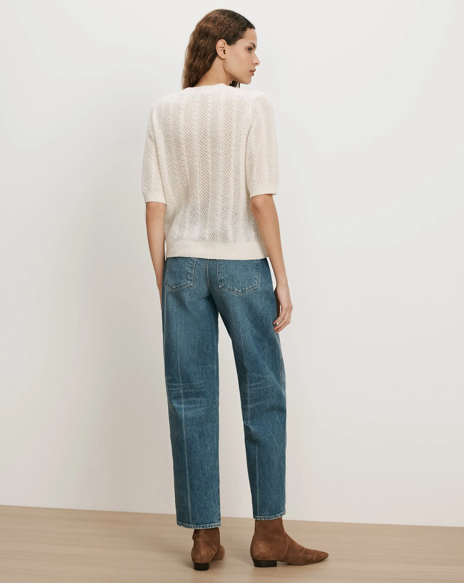 Shana Pointelle Sweater sold by Veronica Beard product image thumbnail 3