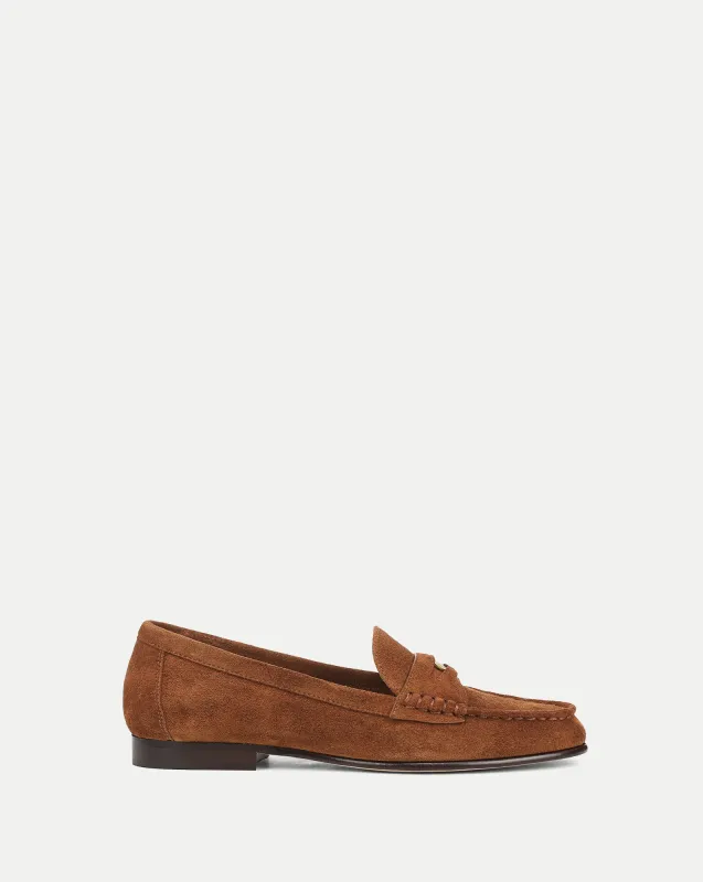 Penny Suede Loafer made by Veronica Beard