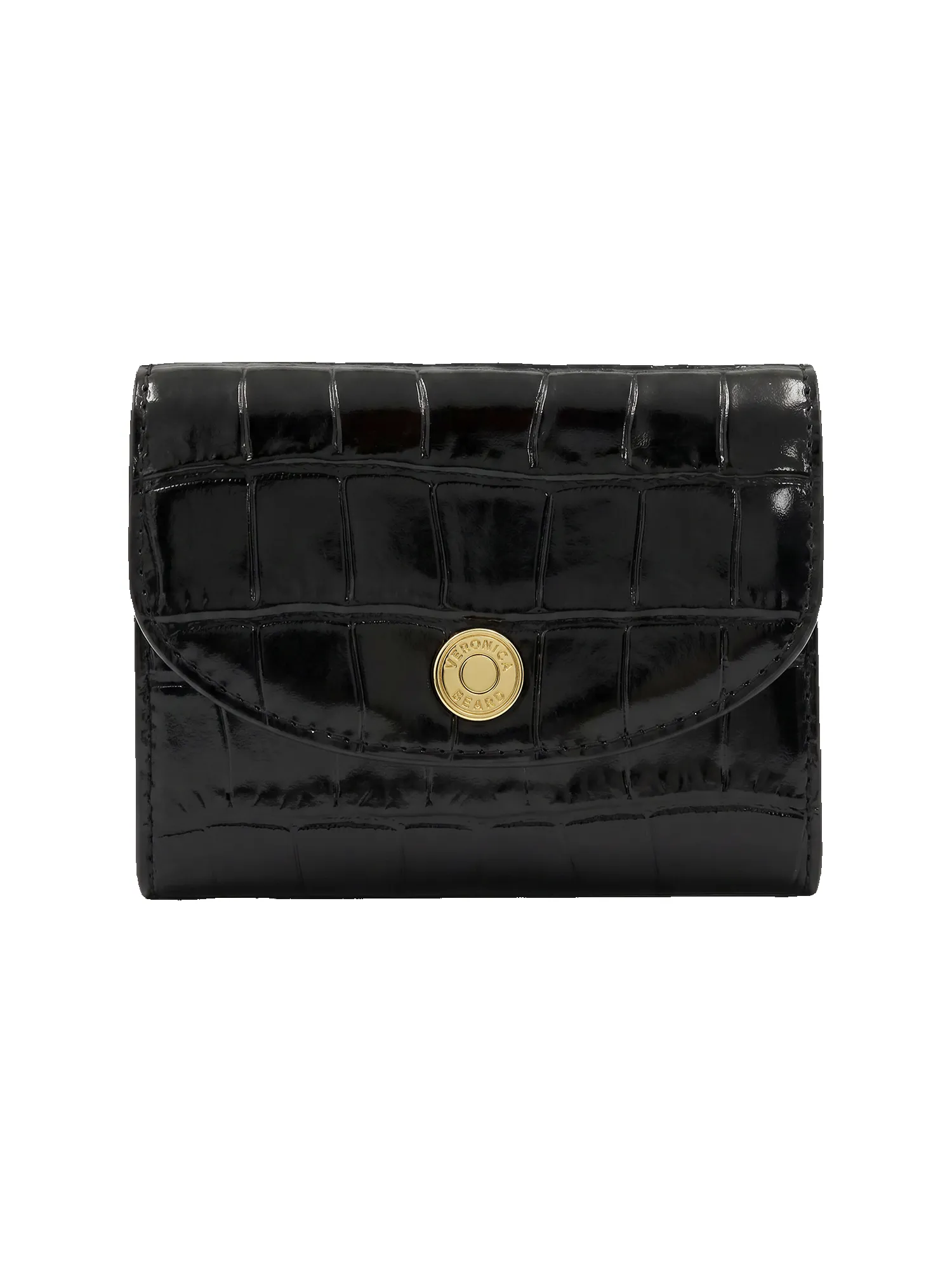 Croc-Embossed Flap Card Holder sold by Veronica Beard product image thumbnail 5