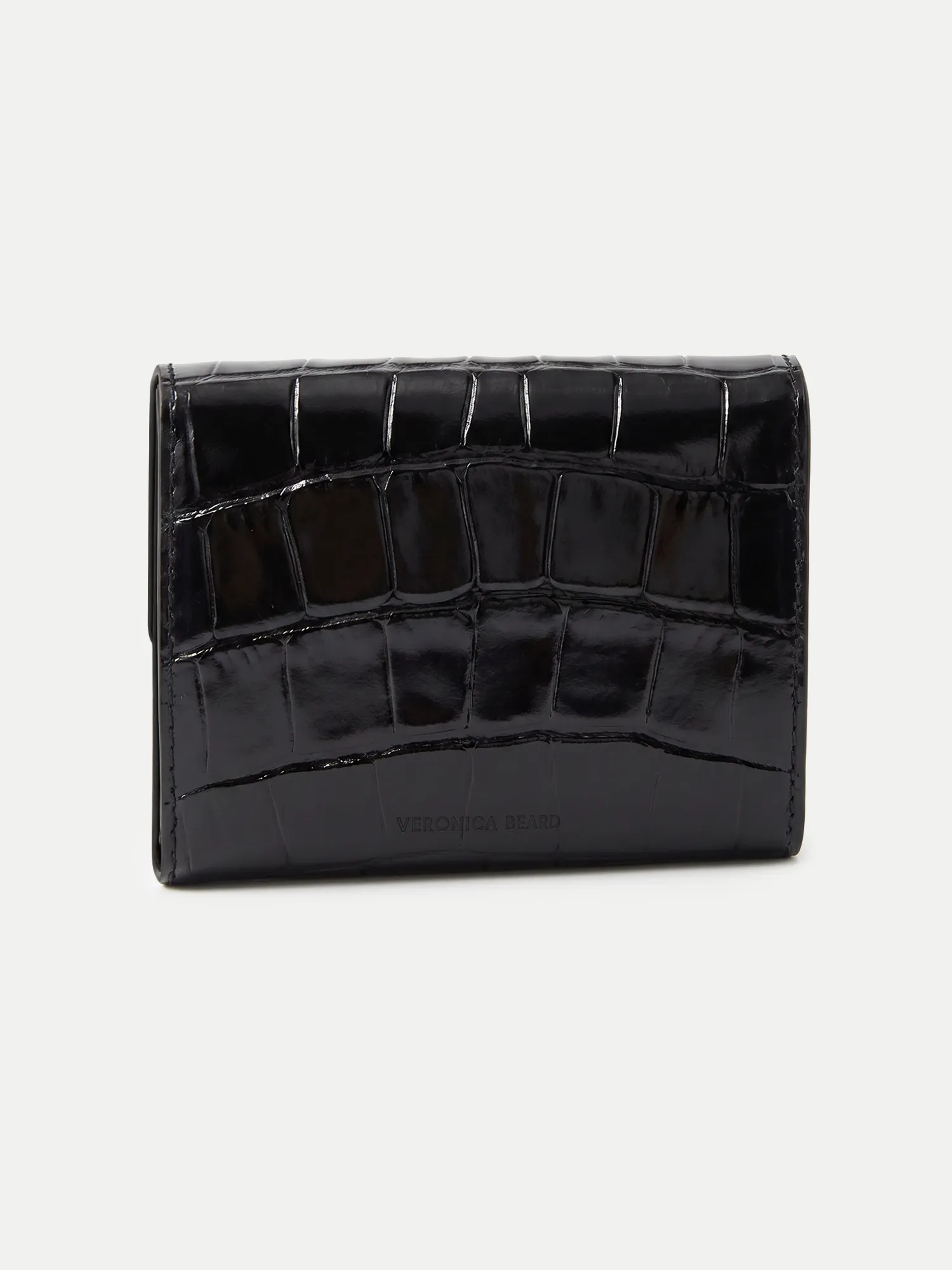 Croc-Embossed Flap Card Holder sold by Veronica Beard product image thumbnail 4