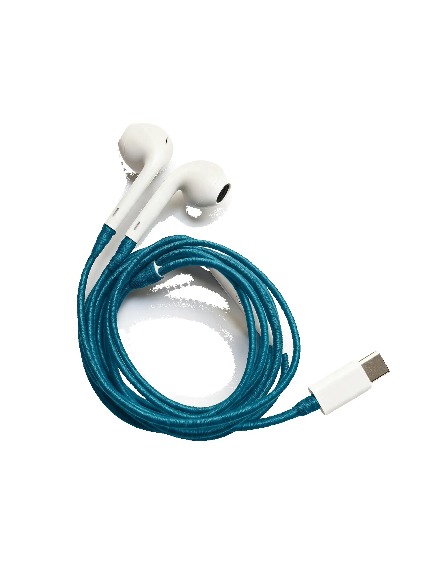 Blue Hand-Wrapped Earphones sold by Veronica Beard product image thumbnail 2