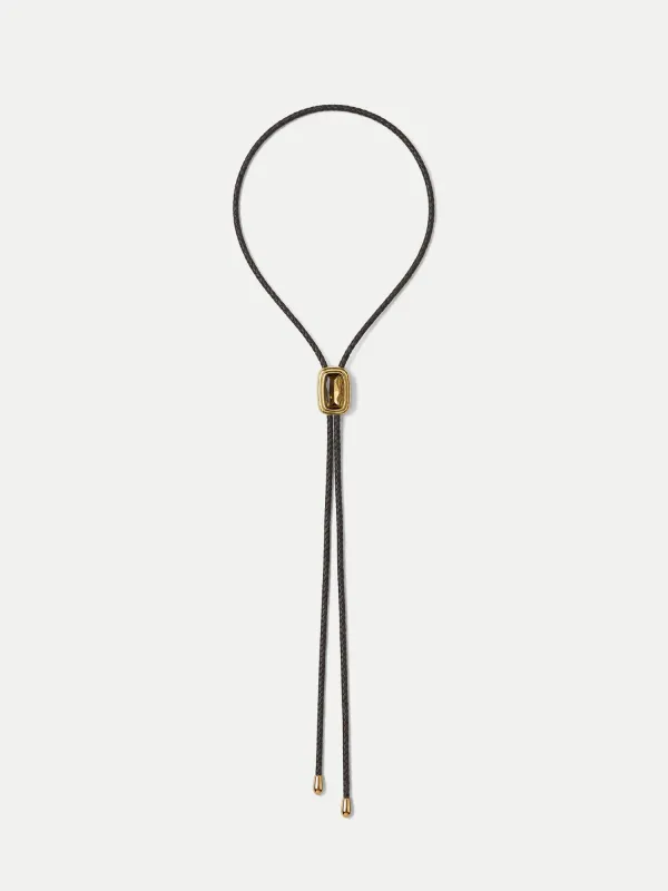 Braided Leather Bolo made by Veronica Beard