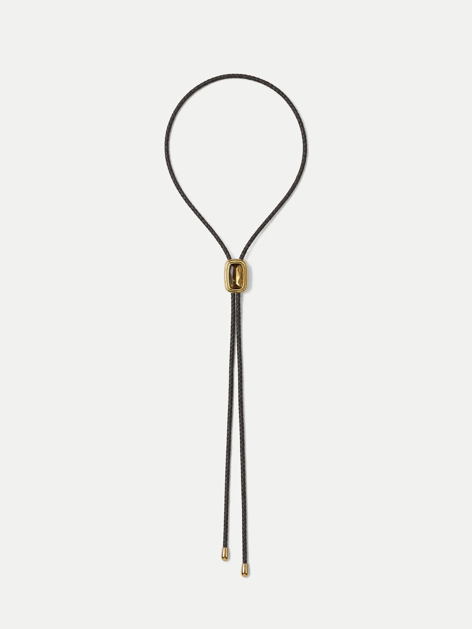 Braided Leather Bolo sold by Veronica Beard