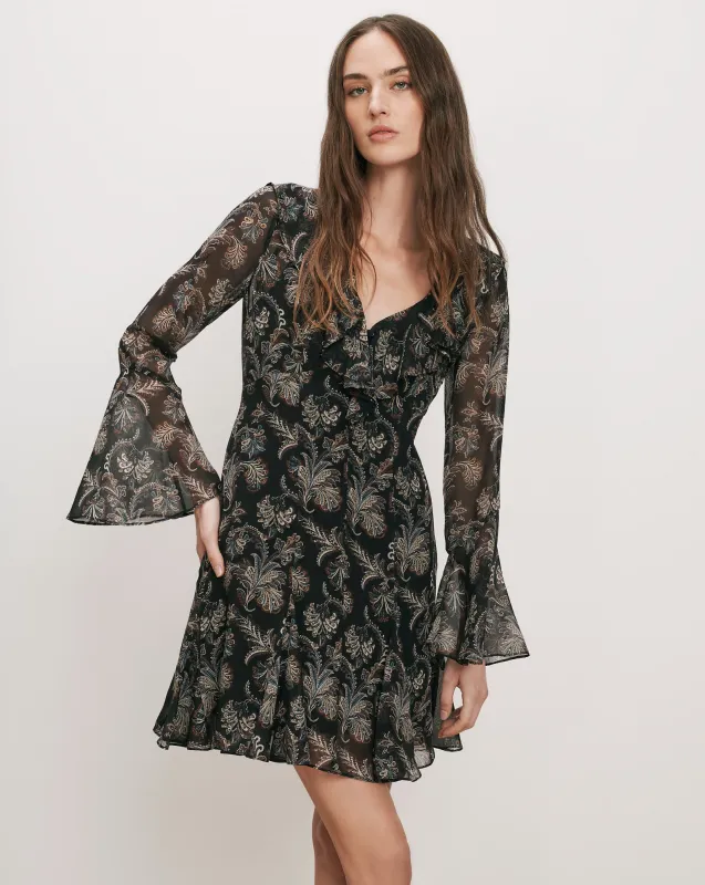 Adrienne Silk Mini Dress made by Veronica Beard
