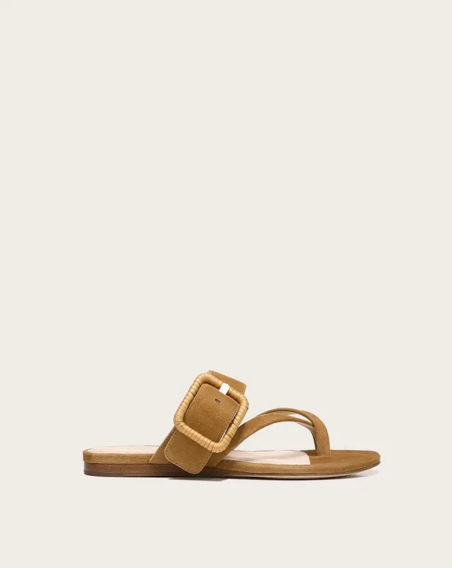 Salva Crisscross Suede Sandal sold by Veronica Beard