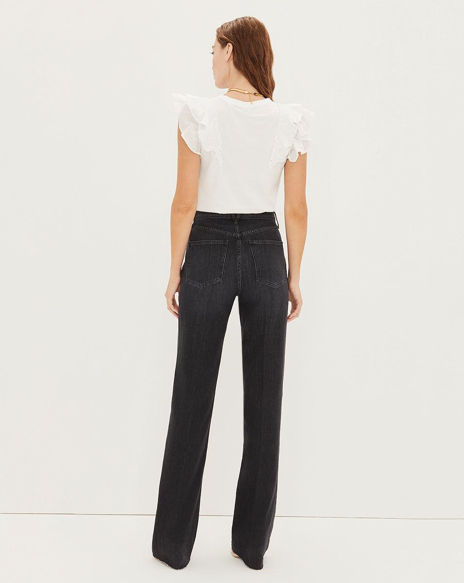 Bardot Ruffle Tee sold by Veronica Beard product image thumbnail 4