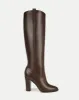 Vesper Leather Knee-High Boot sold by Veronica Beard