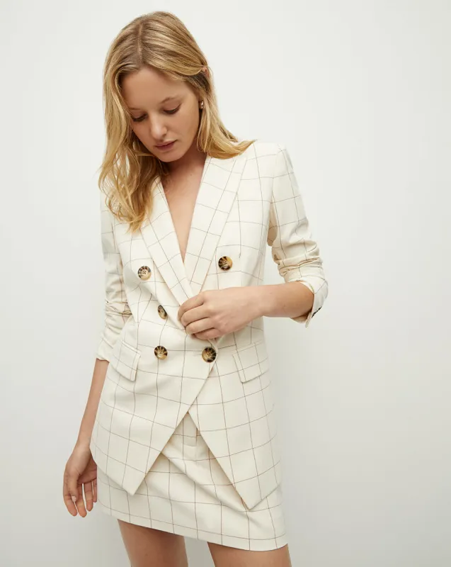 Charleston Plaid Dickey Jacket made by Veronica Beard