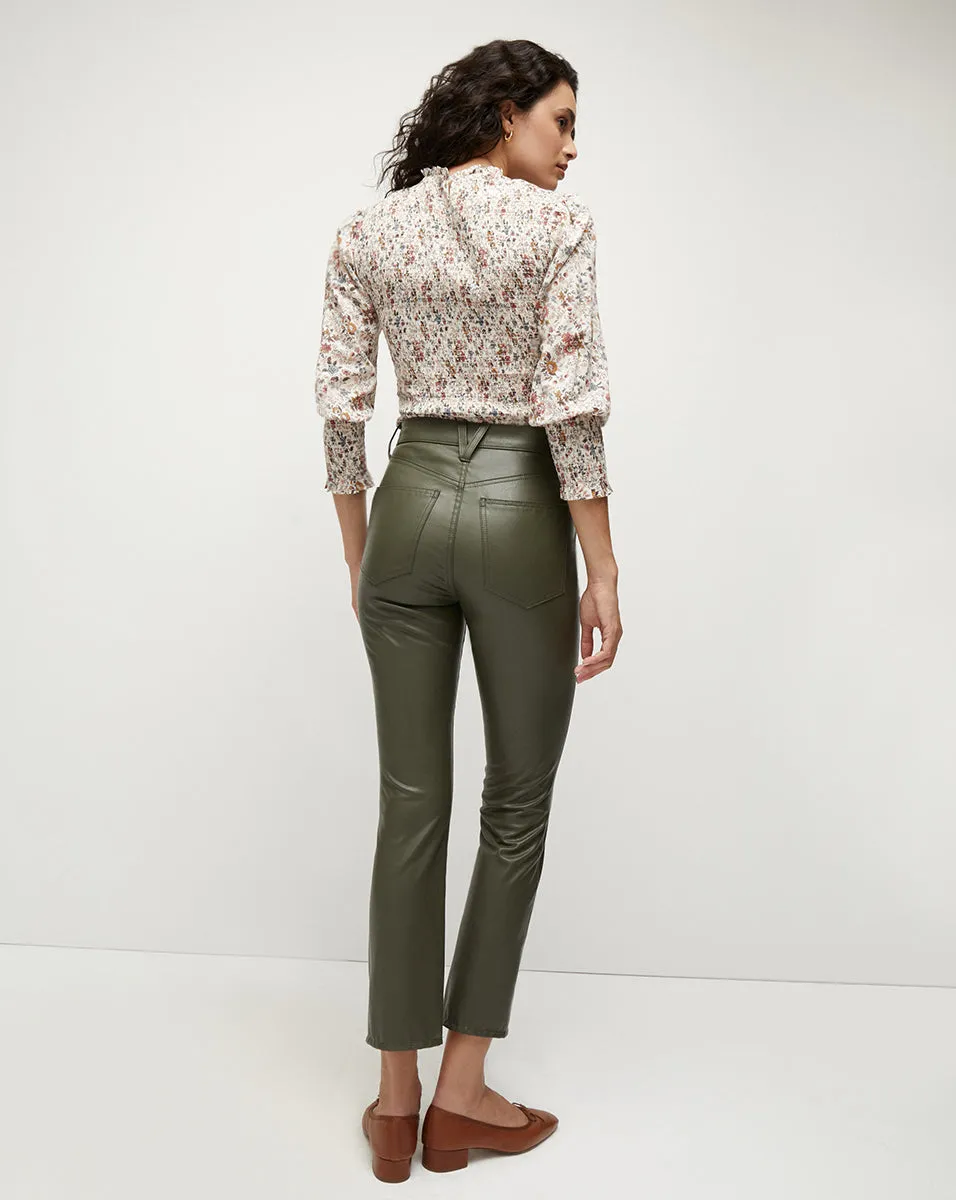 Kali Smocked Floral Top sold by Veronica Beard product image thumbnail 4