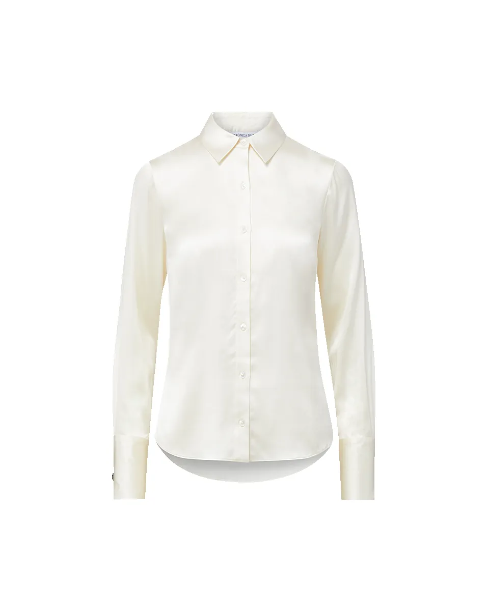 Monique Silk Button-Down Shirt sold by Veronica Beard product image thumbnail 5