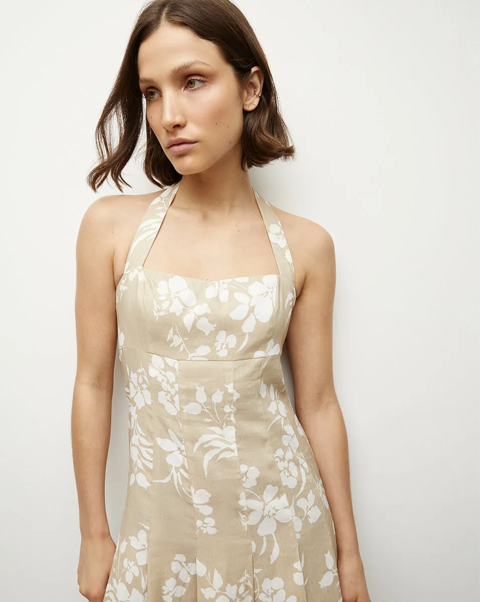 Amalia Stretch-Linen Dress sold by Veronica Beard product image thumbnail 2