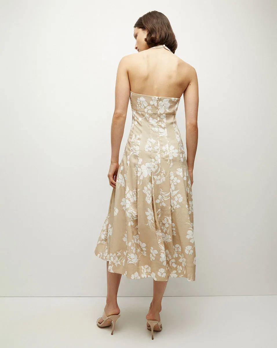 Amalia Stretch-Linen Dress sold by Veronica Beard product image thumbnail 4