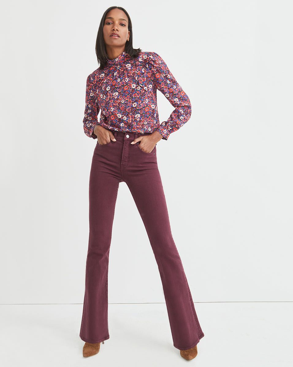 Chilton Floral Blouse sold by Veronica Beard