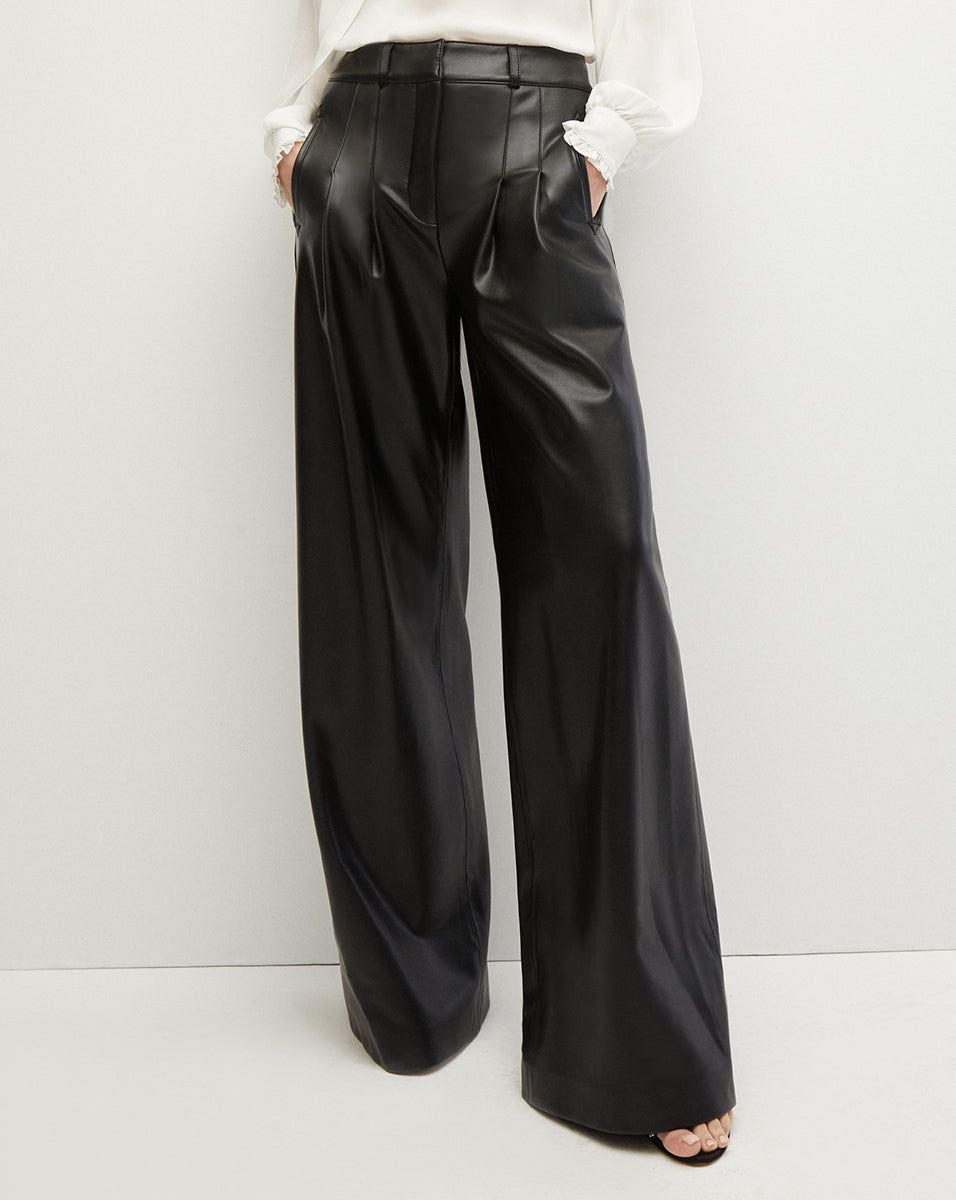 Rennert Vegan Leather Pant sold by Veronica Beard product image thumbnail 2
