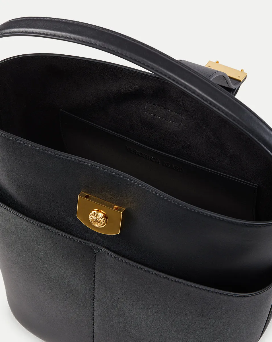 Small Crest Lock Bucket Bag sold by Veronica Beard product image thumbnail 4