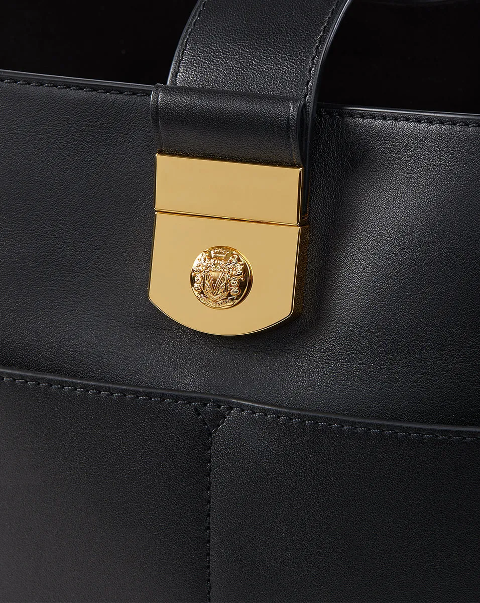Small Crest Lock Bucket Bag sold by Veronica Beard product image thumbnail 3