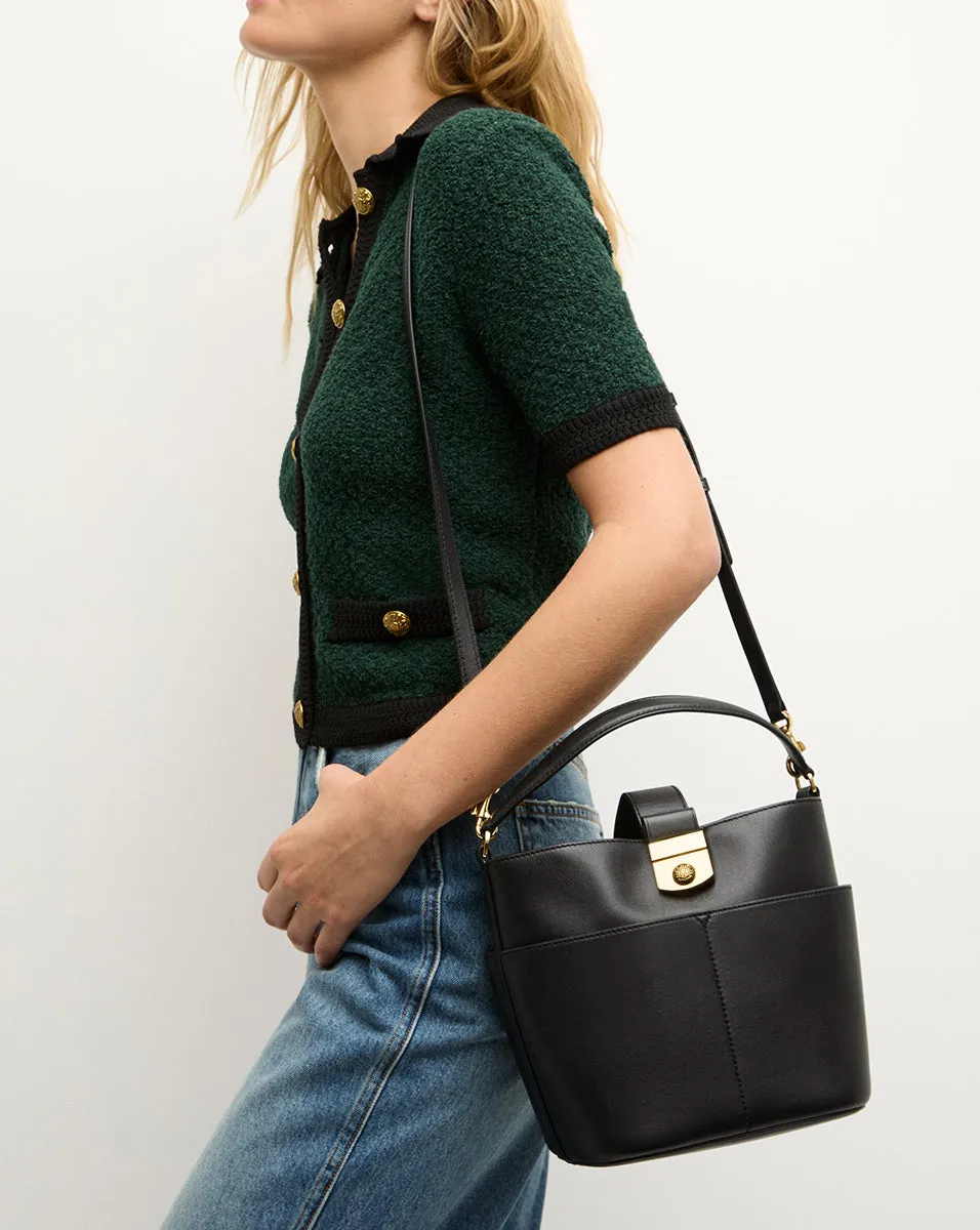 Small Crest Lock Bucket Bag sold by Veronica Beard product image thumbnail 2