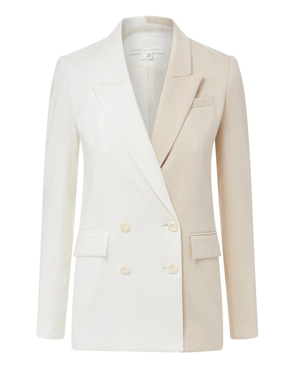 Braeton Linen Dickey Jacket sold by Veronica Beard product image thumbnail 5