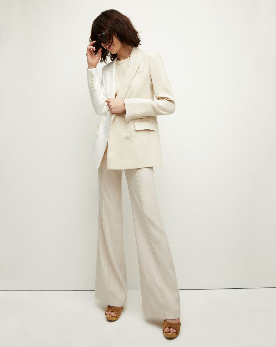 Braeton Linen Dickey Jacket sold by Veronica Beard product image thumbnail 2