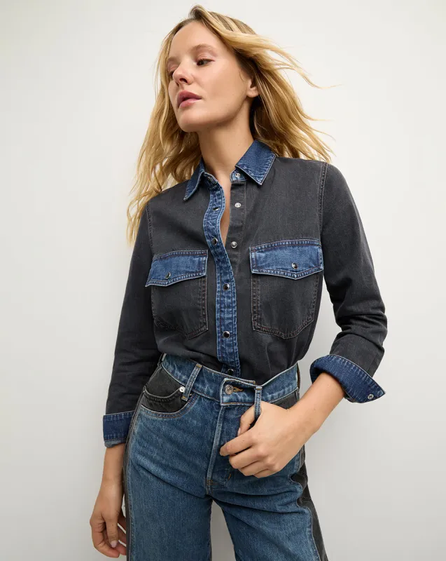 Noah Shirt Colorblock made by Veronica Beard