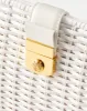 Crest Lock Basket Clutch sold by Veronica Beard