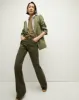 Crosbie Patch Pocket Slim Wide-Leg Pant sold by Veronica Beard