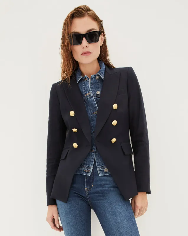 Miller Linen Dickey Jacket + Slate Dickey Set sold by Veronica Beard