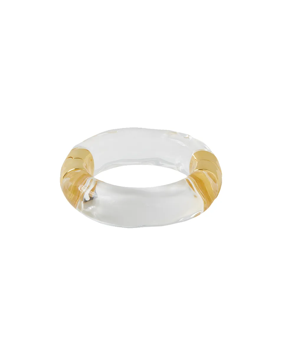 Large Molten Lucite Bangle Bracelet sold by Veronica Beard product image thumbnail 4