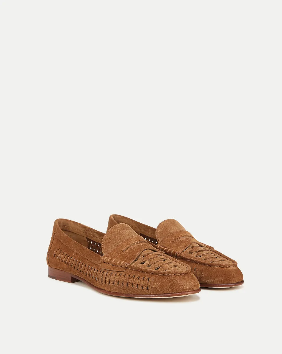 Penny Woven Suede Loafer sold by Veronica Beard product image thumbnail 2