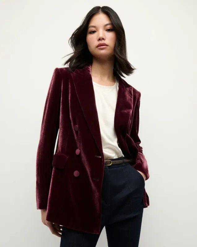 Ellette Velvet Dickey Jacket sold by Veronica Beard