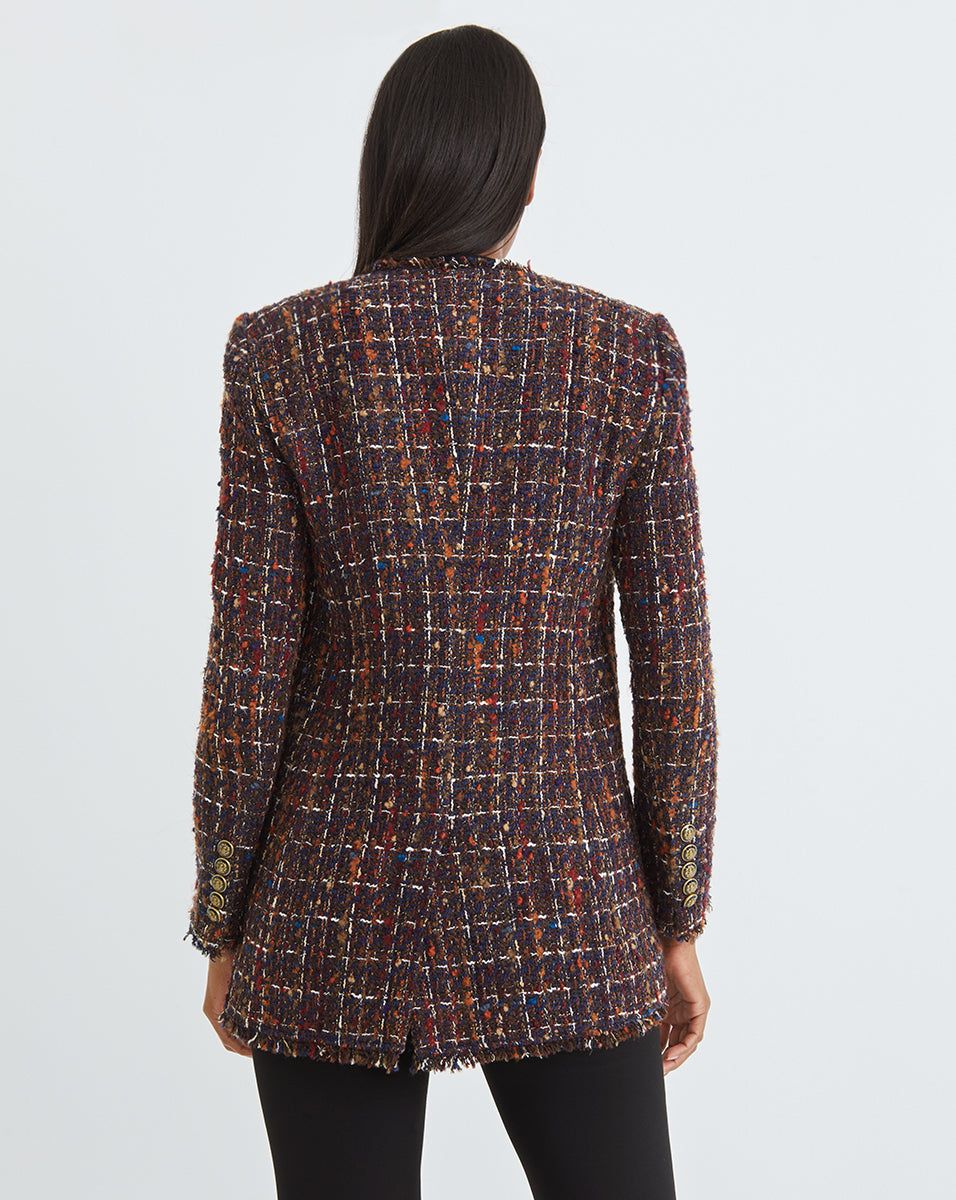 Doris Tweed Dickey Jacket sold by Veronica Beard product image thumbnail 4